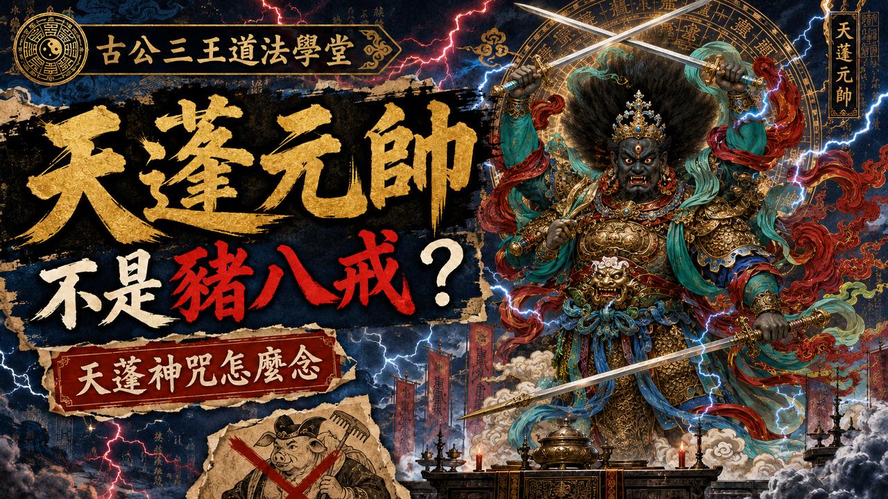 05 天蓬神咒，天蓬神咒完整念法｜天蓬元帅不是猪八戒？道教护身驱邪神咒教学