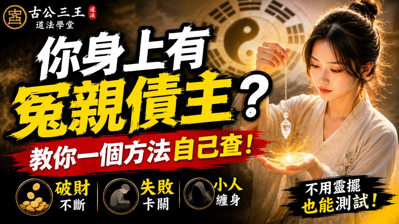 13 你身上有冤亲债主吗？教你一个方法自己查！不用灵摆也能测试