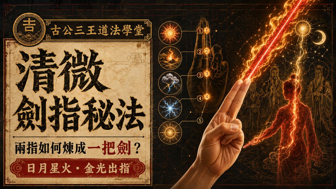 03 清微传剑指秘法，道教剑指怎么练？清微派剑指秘法｜请神、炼剑、画符与收剑完整教学