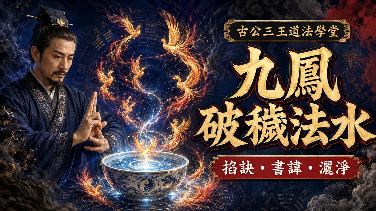06 九凤破秽法水，九凤破秽法水怎么做？掐诀、剑指敕水与净宅洒净完整教学~1.mp4