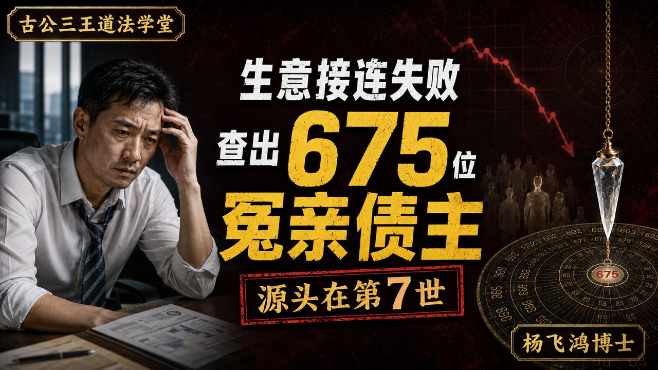 10 广州老板做什么都失败，灵摆一查竟有675位冤亲债主！源头在第7世