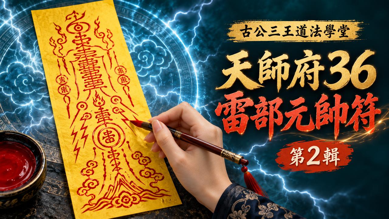 46 《正一弟子班符箓教材》天师府36元帅-第2辑