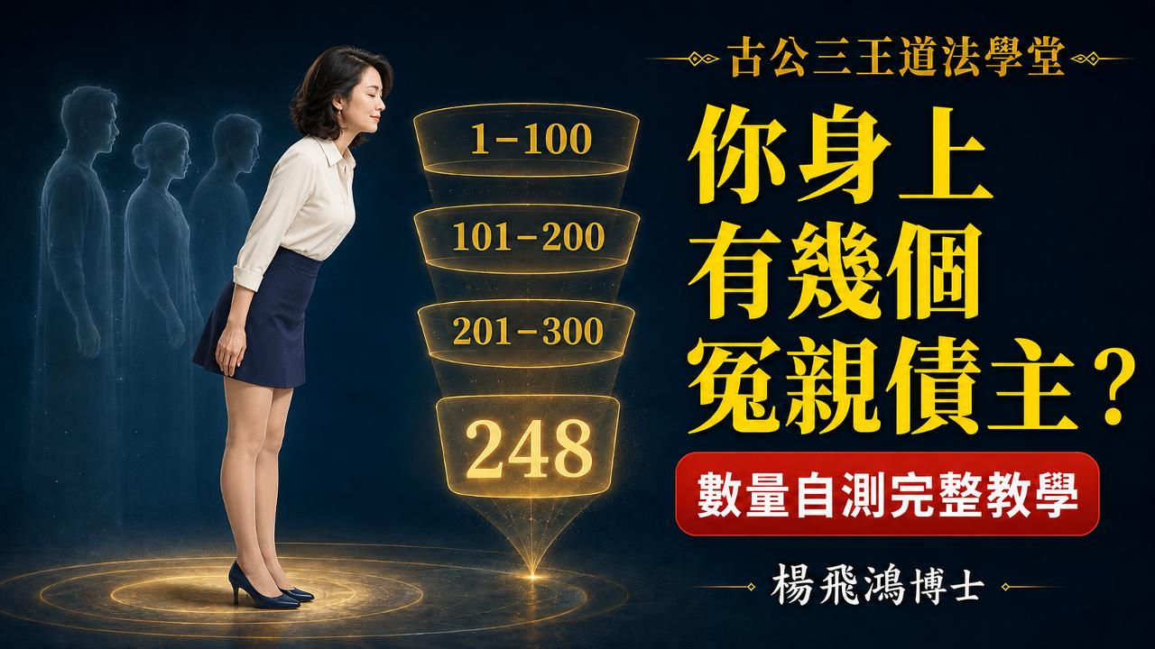 24 你身上有多少冤親債主？不用開天眼，一個動作查出準確數量