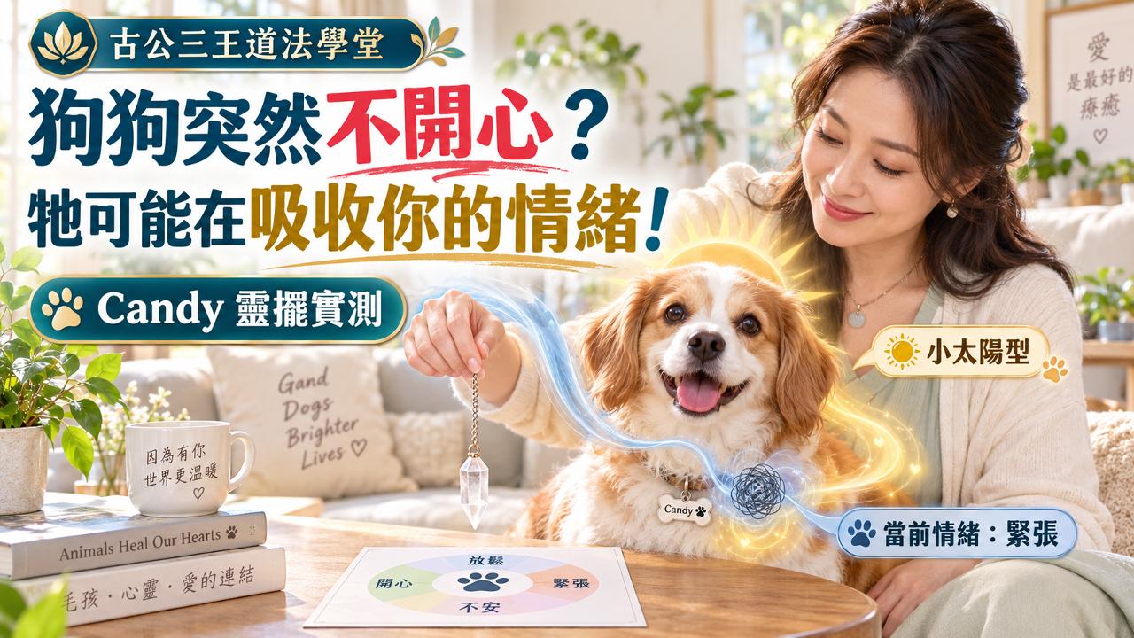 20 狗狗突然不开心？灵摆实测发现：它可能正在吸收主人的情绪！