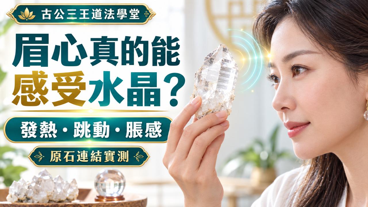 38 为什么灵摆要用原石水晶？眉心发热、跳动，就是连接到了吗？