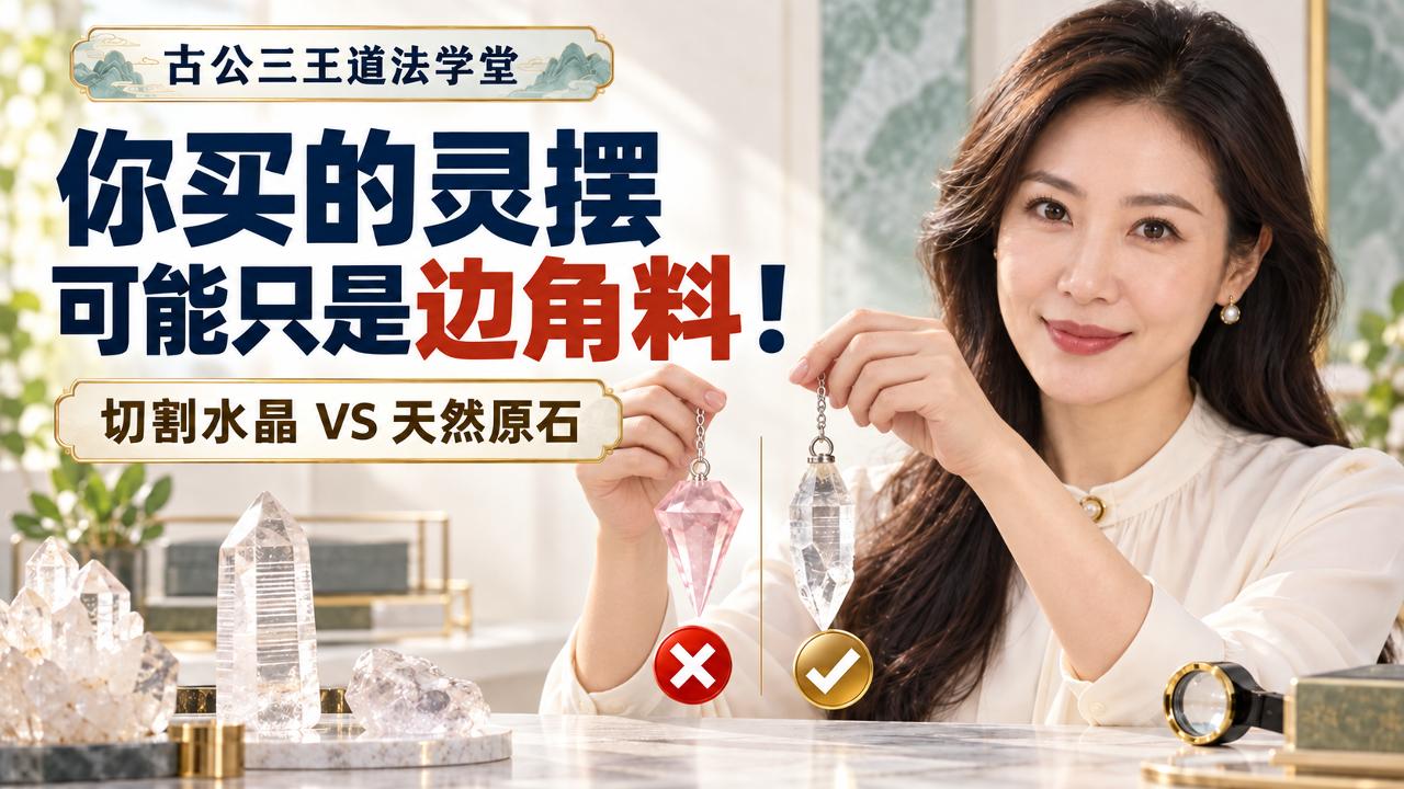 43 再买错灵摆!水晶切得越漂亮,能量反而越弱?真正行家这样选
