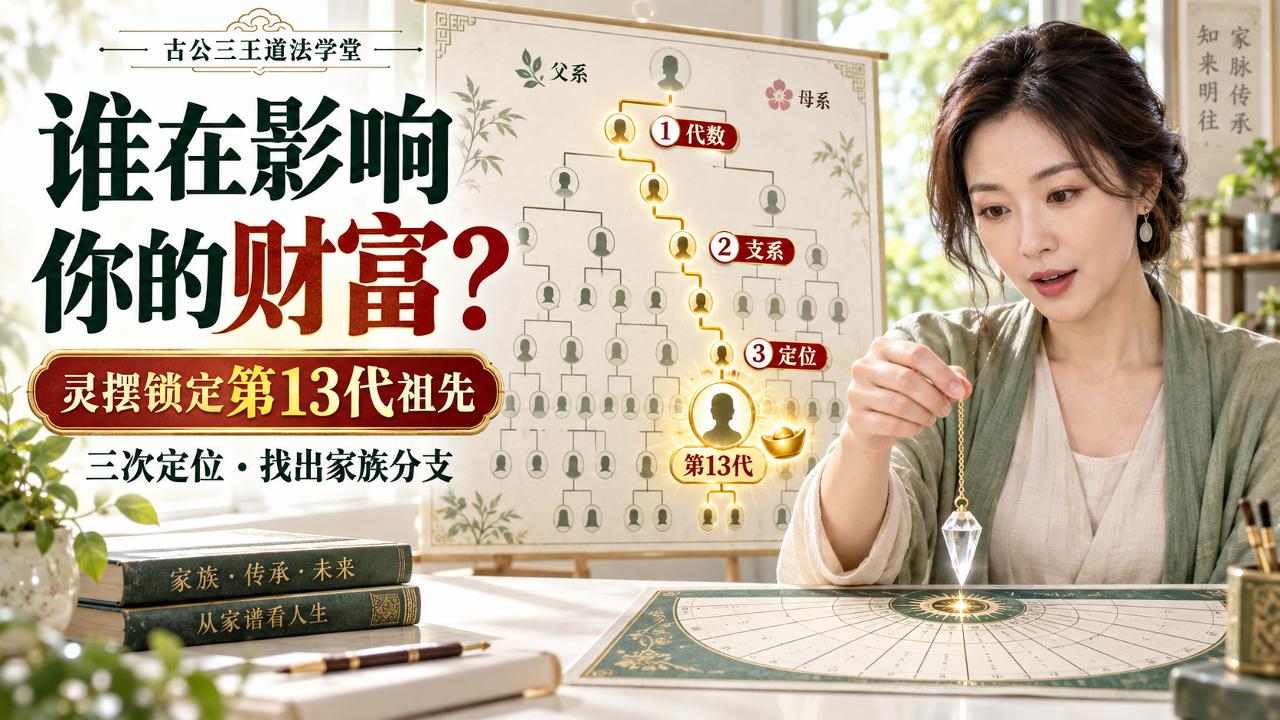 33 谁在影响你的财富？用灵摆三次定位，找出家族树中的第13代祖先