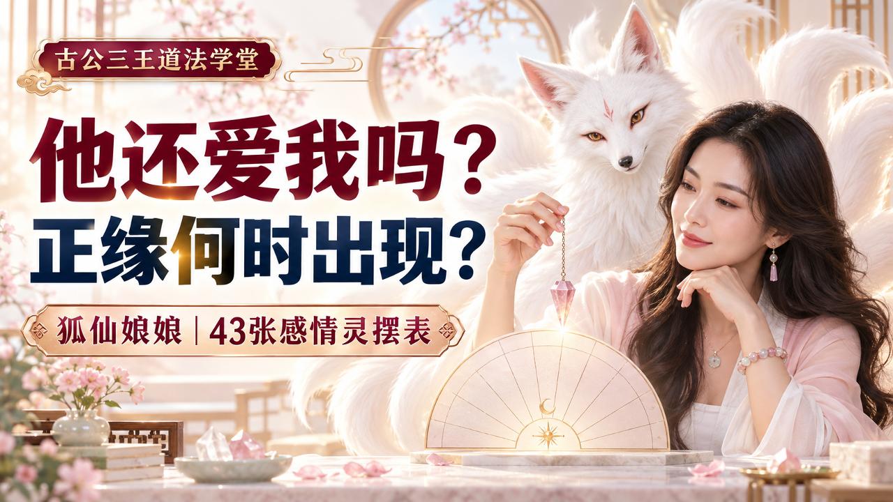 41 他还爱我吗?正缘何时出现?狐仙娘娘43张灵摆表,查清你的感情答案!