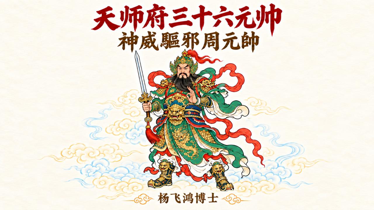 神威驅邪周元帥-符箓教学