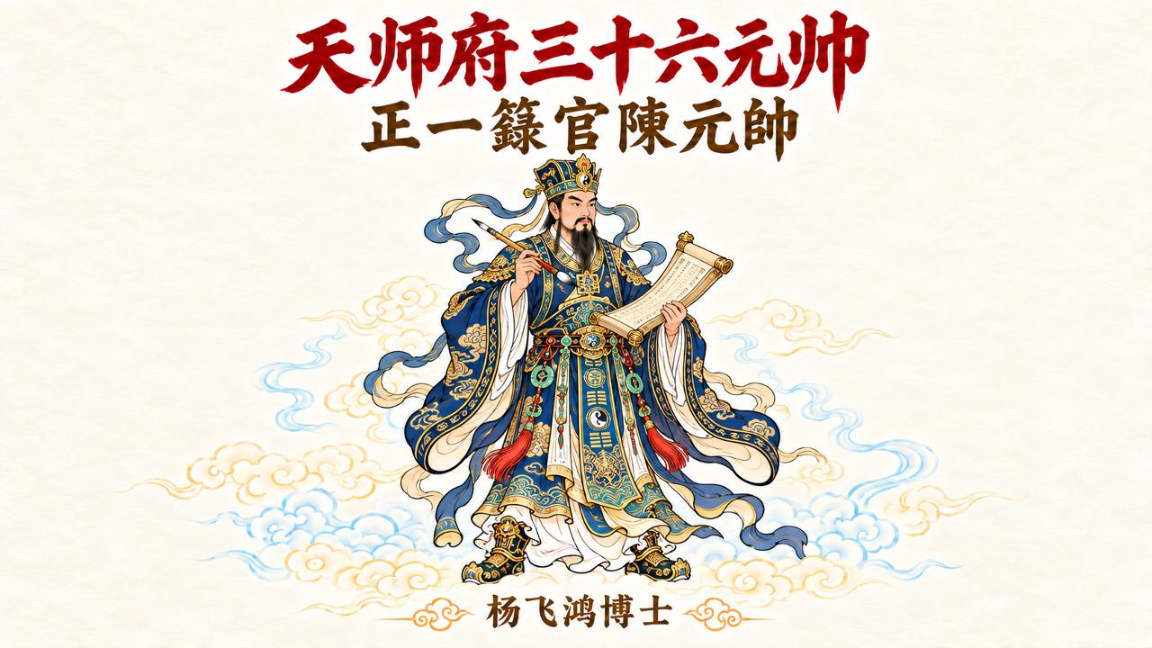 正一籙官陳元帥-符箓教学